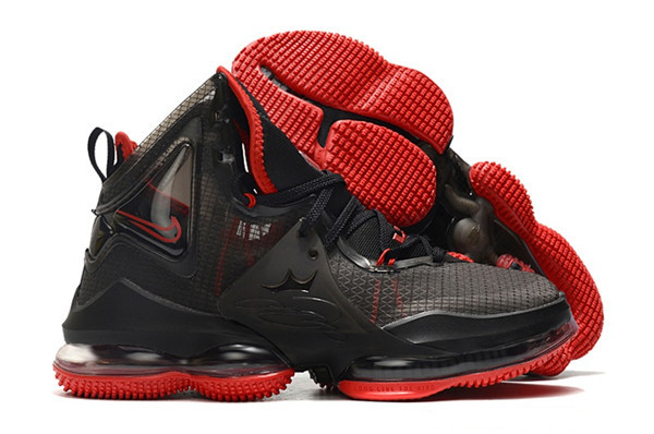 Men's Running weapon LeBron James 19 Black Red 'DC9340-001' Shoes 081